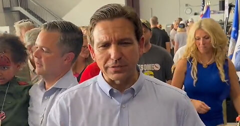 DeSantis Tells Reporters Which Republican He's Considering for VP Pick