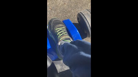 POV Riding A Power Wheel Go Kart