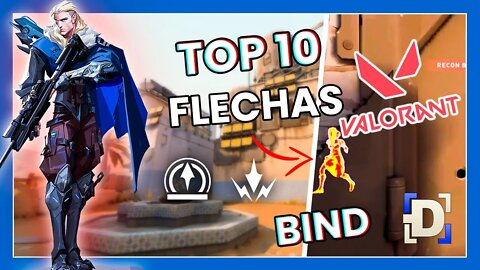 TOP 10 FLECHAS do SOVA no mapa BIND | VALORANT