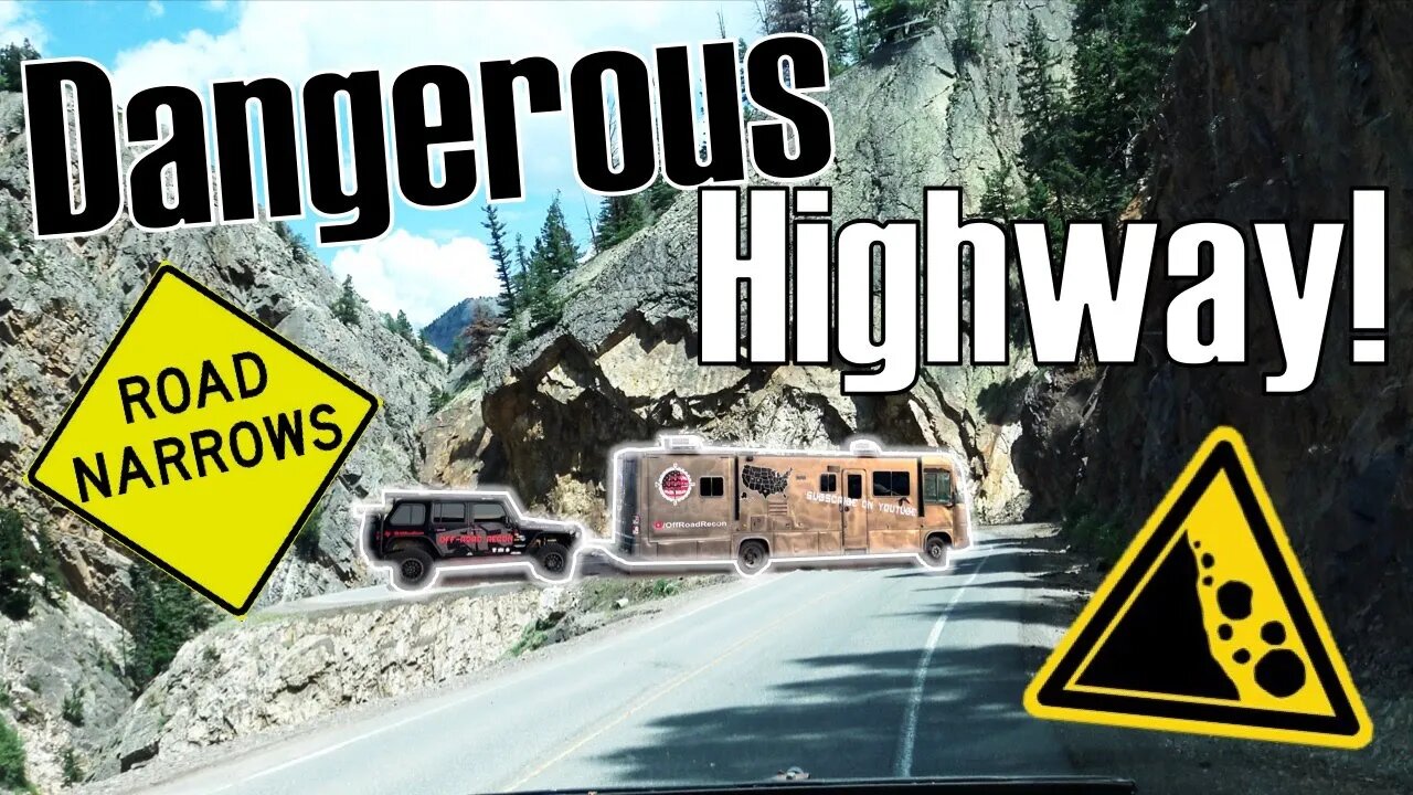 Driving Motorhome/RV on Million Dollar Highway / hwy 550