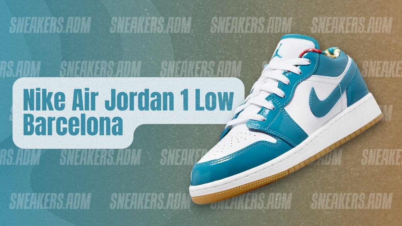 Nike Air Jordan 1 Low Barcelona (GS) - DM0589-400 - @SneakersADM