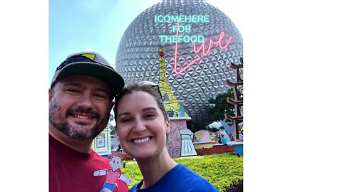 Rain Day at EPCOT part 1! Livestream!