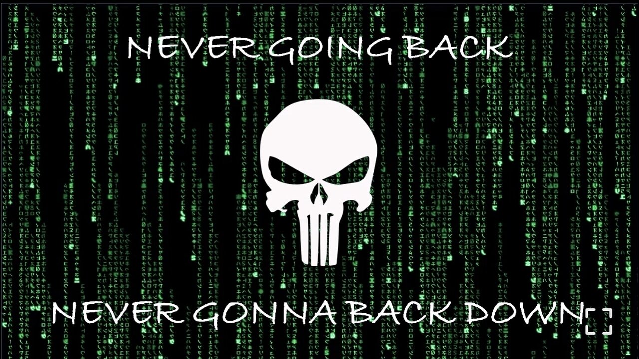 NEVER GOING BACK - NEVER GONNA BACK DOWN - WWG1WGA