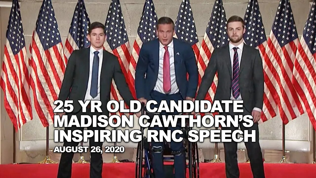 25 year old Congressional Candidate Madison Cawthorn gives inspiring speech at RNC 2020