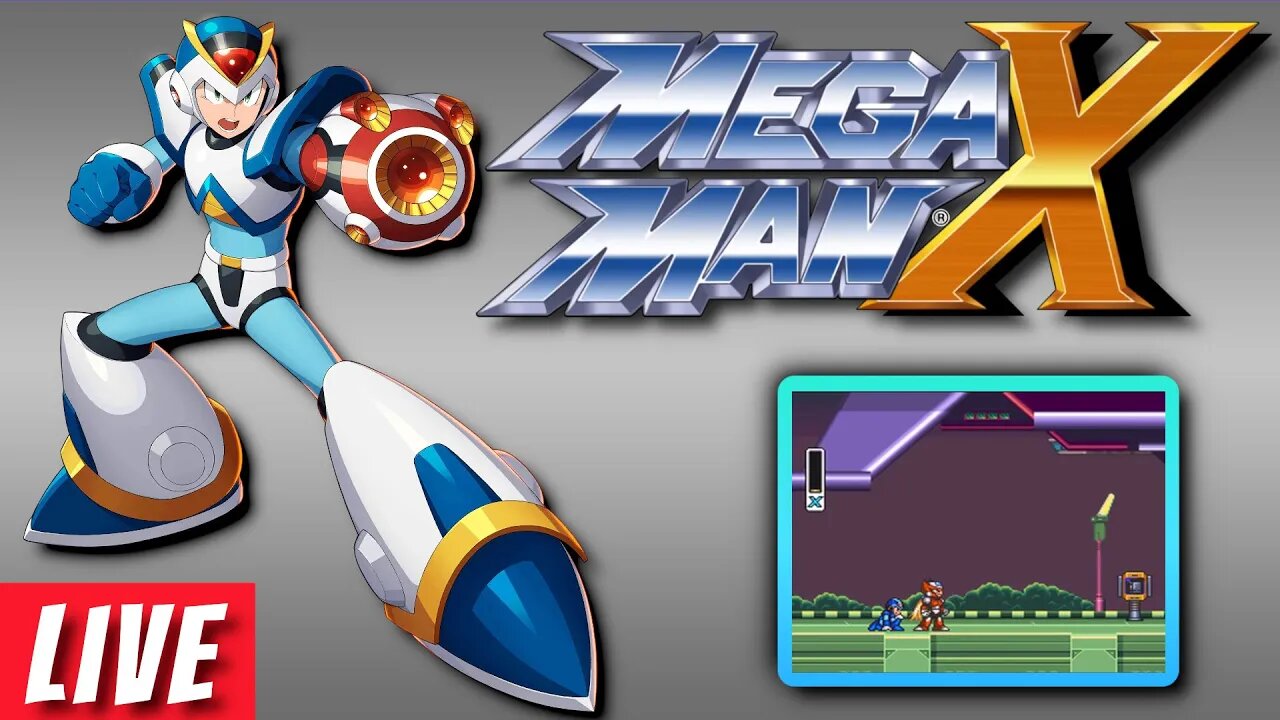 [🔴Live]Mega Man X GamePlay