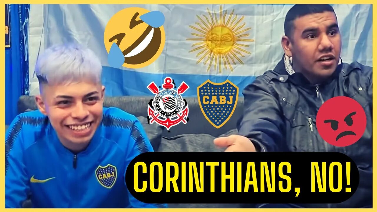 HILÁRIO! REAÇÃO DOS TORCEDORES DO BOCA JRS.