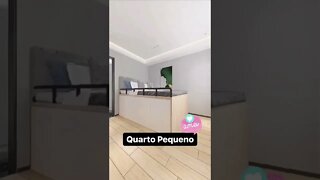 Uma proposta de quarto pequeno