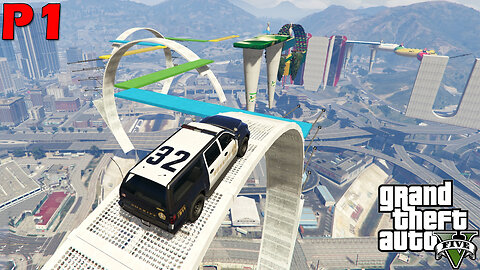 EL MEJOR PARKOUR DEL MUNDO CON AUTOS DE EMERGENCIA, ME ENCANTAN ESTAS CARRERAS P1 - GTA V ONLINE