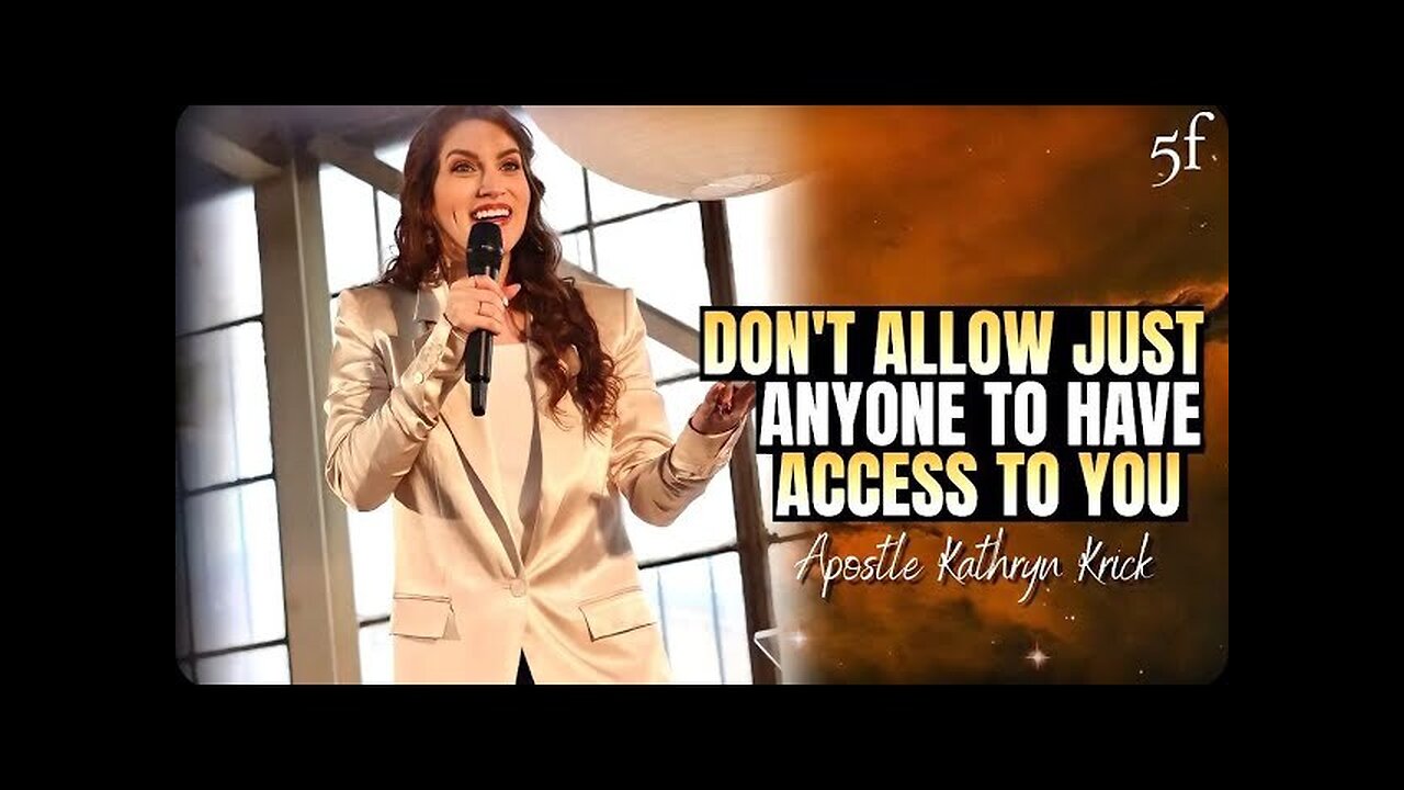 Don't Allow Just Anyone to Have Access to You