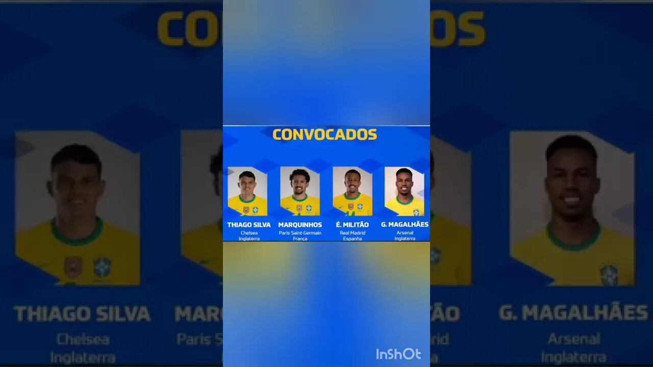 convocado da SELEÇÃO BRASILEIRA 2022#shorts