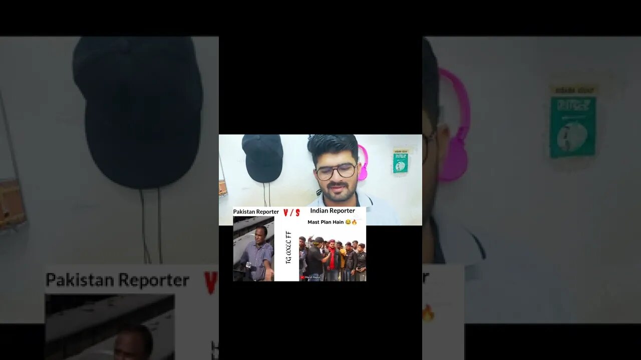 Pakistani Reporter vs India reporter #youtubeshorts #shorts