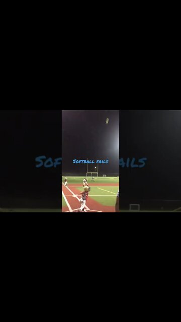 Softball fails #shorts