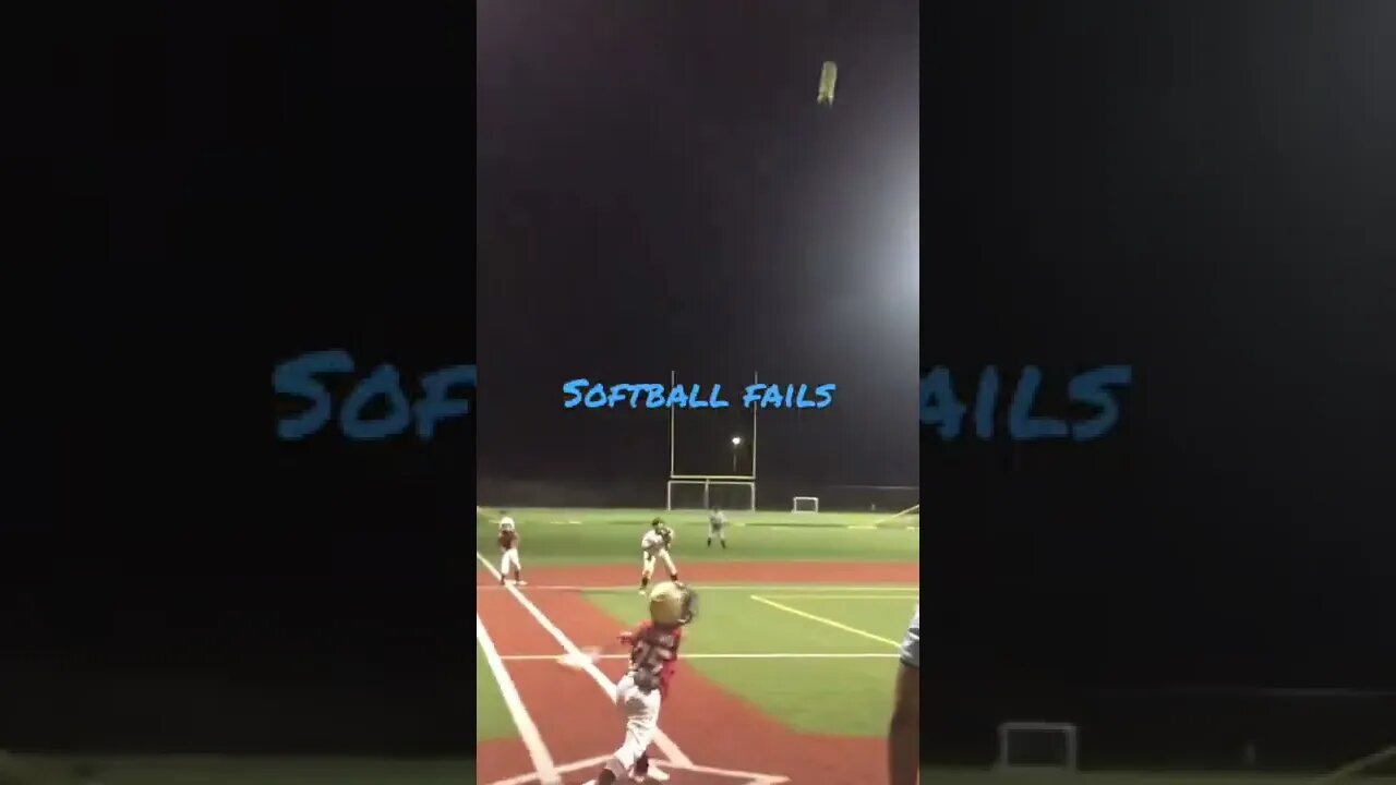 Softball fails #shorts