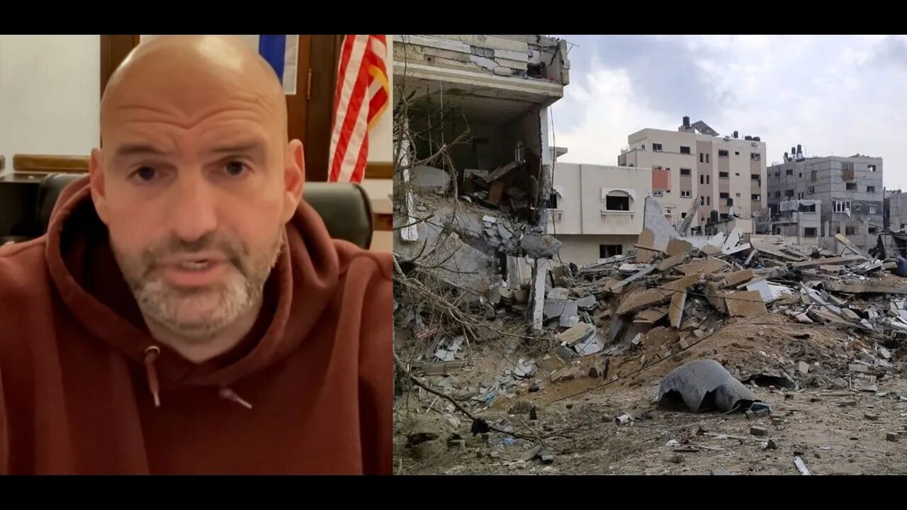 John Fetterman Dismisses The Crisis In Gaza & The Conflict Continues On