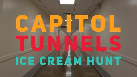 In the Capitol Tunnels looking for ice cream