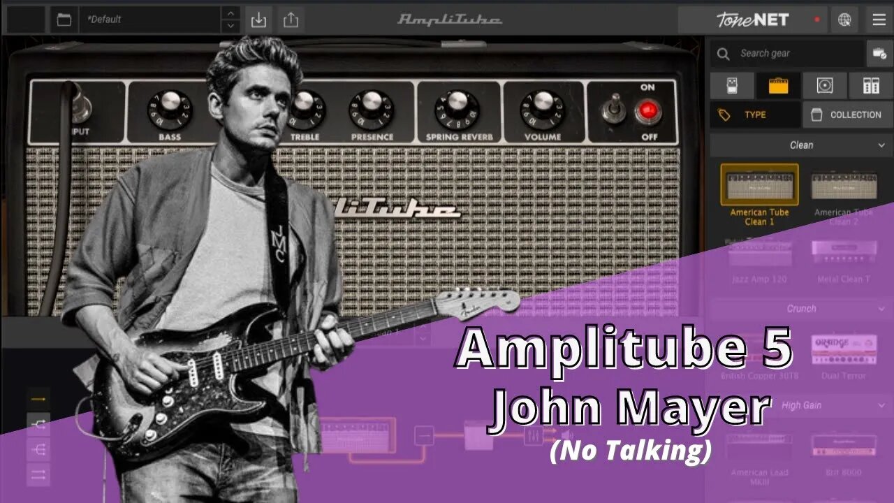 🔴 Amplitube 5 - John Mayer - No Talking!