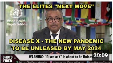 “DISEASE X” about to be unleashed by the elites! 20 times "deadlier" than COVID!