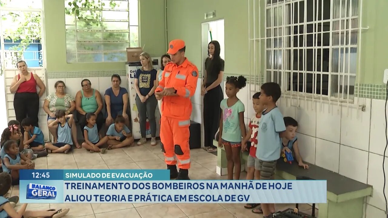 Simulado: Treinamento dos Bombeiros na Manhã de Hoje Aliou Teoria e Prática em Escola de GV.