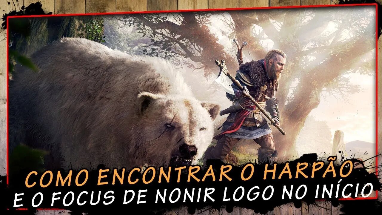 Assassin's creed valhalla, Como encontrar as habilidades harpão e focus de nonir | super dica