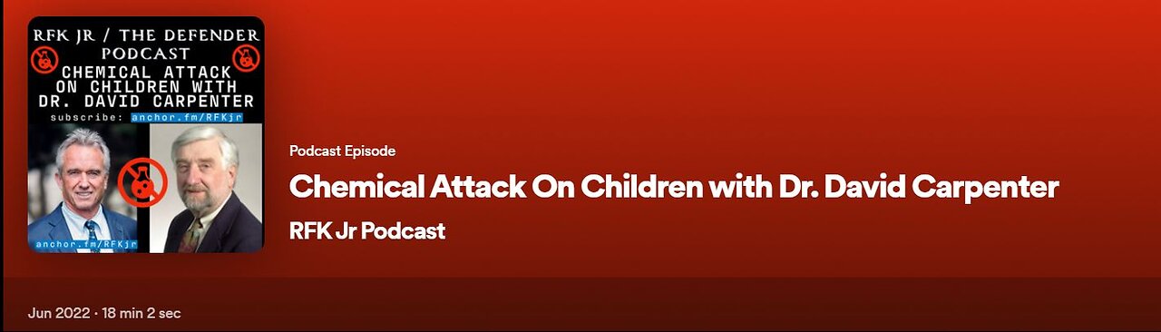 RFK Jr. on kids/toxic exposures