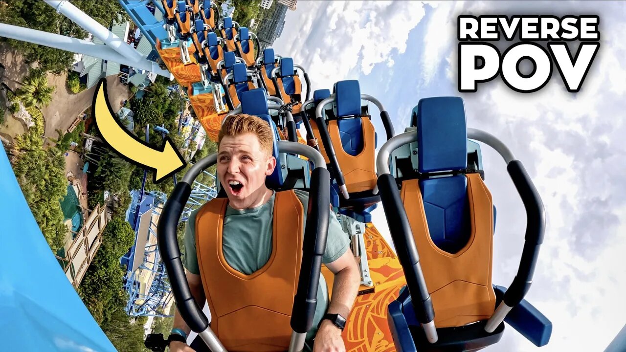 [NEW] Pipeline: The Surf Coaster at SeaWorld Orlando POV