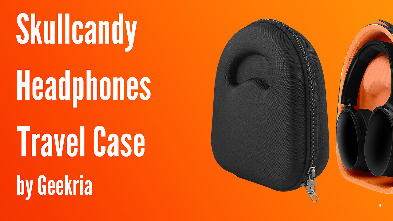 Skullcandy Over-Ear Headphones Travel Case, Hard Shell Headset Carrying Case | Geekria