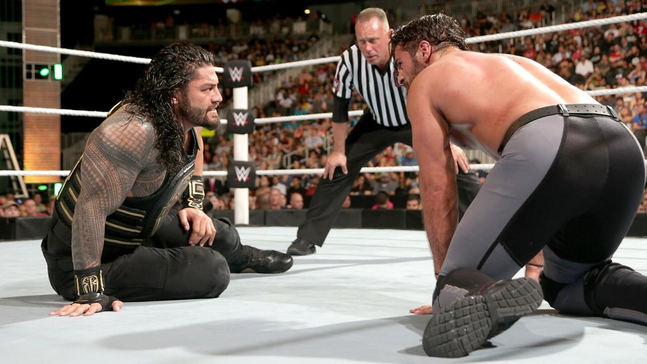 Seth Rollins vs Roman Reigns Money In The Bank 2016 Highlights