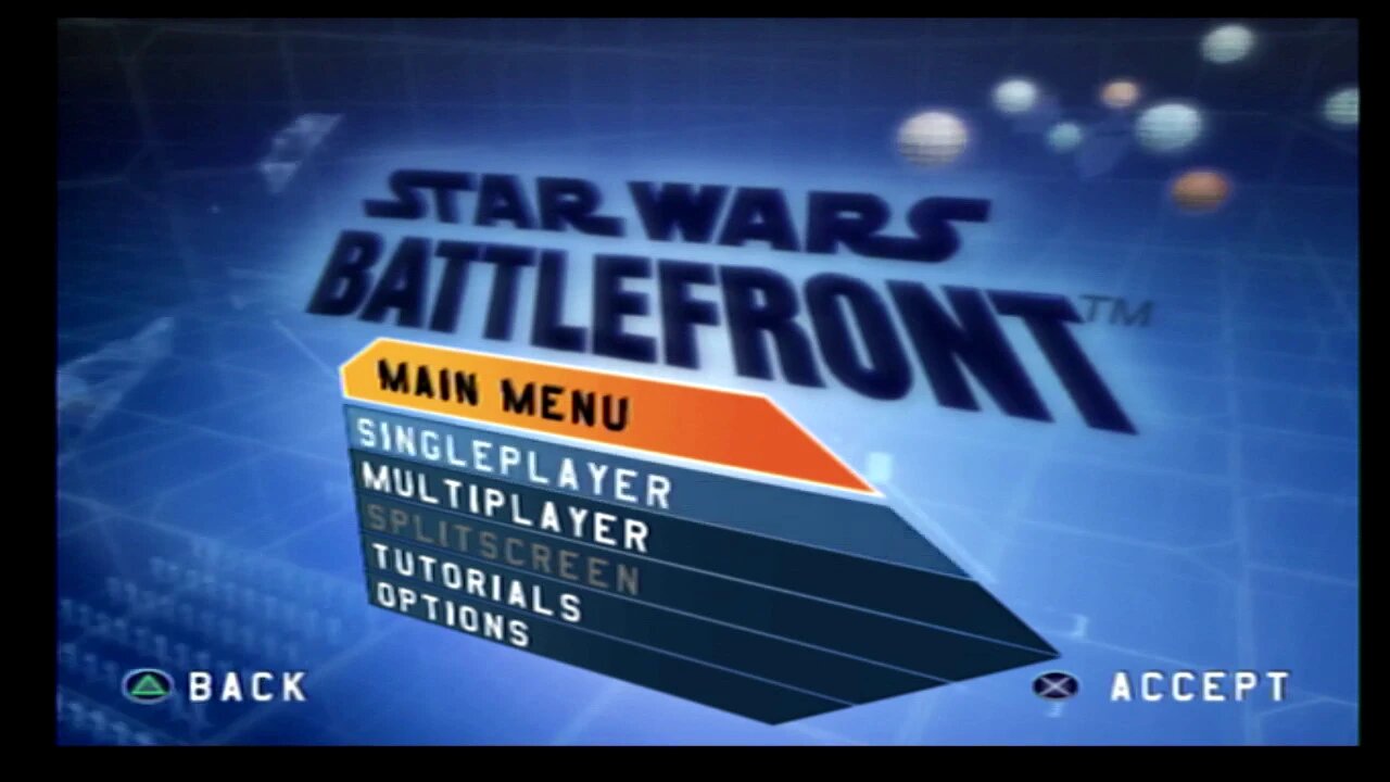 #STARWARBATTLEFRONT #PS2 STAR WAR BATTLEFRONT PS2 MAIN MENU MUSIC
