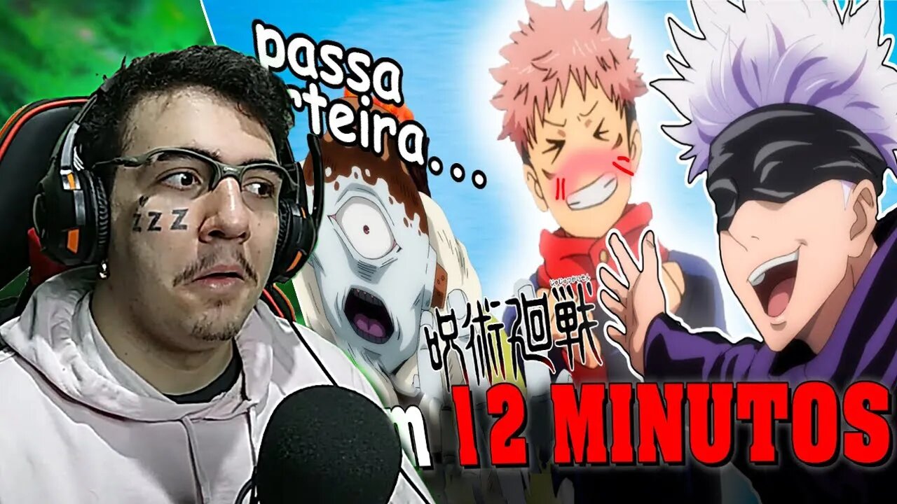 Jujutsu Kaisen em 12 MINUTOS | REACT | TsukiUraya | Léo Muriel