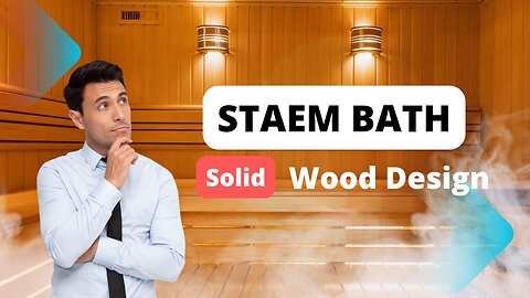 Solid Wood Steam Bath 🚿
