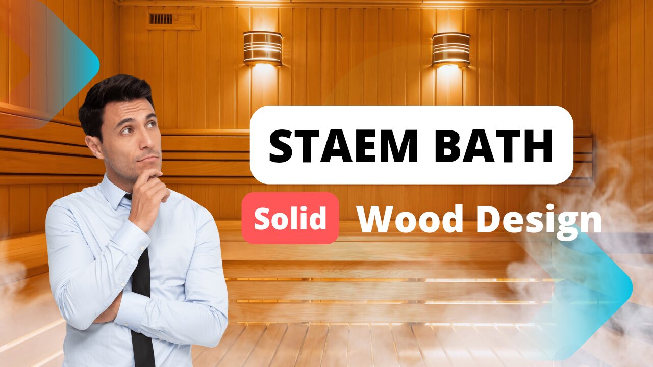 Solid Wood Steam Bath 🚿