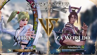 Tira (Âmesang) VS Za Worldo (LethalButtafly) (SoulCalibur™ VI: Online)