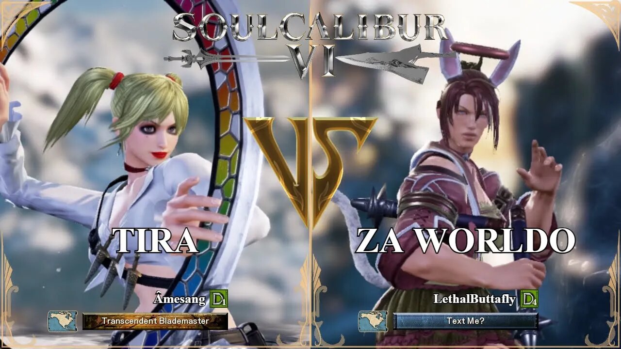 Tira (Âmesang) VS Za Worldo (LethalButtafly) (SoulCalibur™ VI: Online)