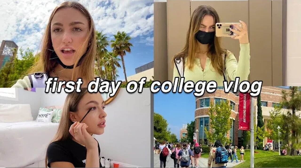 Vlog 🔥First day of college vlog