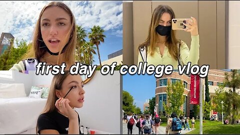 Vlog 🔥First day of college vlog