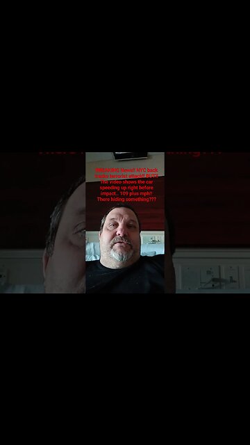 BREAKING News!! NYC beck tracking claim of terrorist attack BUT!! video of car impact says another.