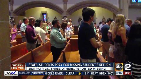 Prayer service held for missing Loyola University student