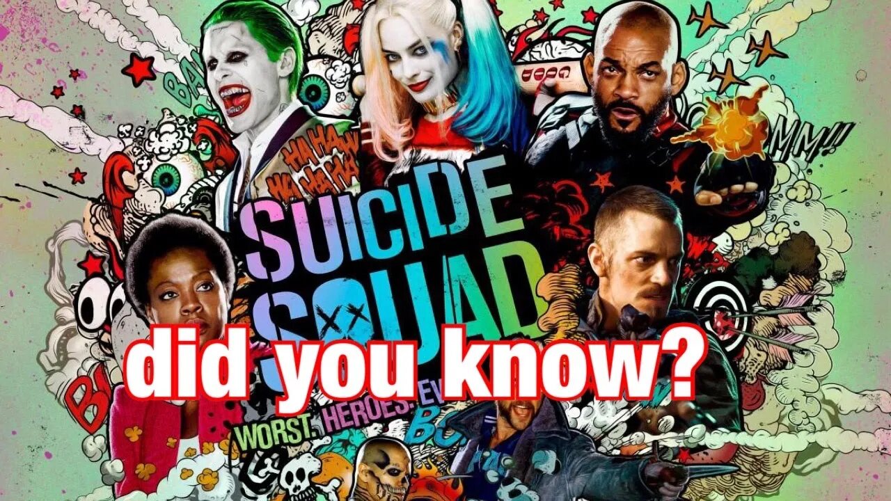 SUICIDE SQUAD Trivia - 5 Crazy Facts #suicidesquad #jaredleto #harleyquinn