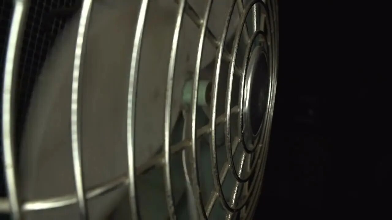 Beachfront B Roll Electric Fan Close Up Free to Use HD Stock Video Footage