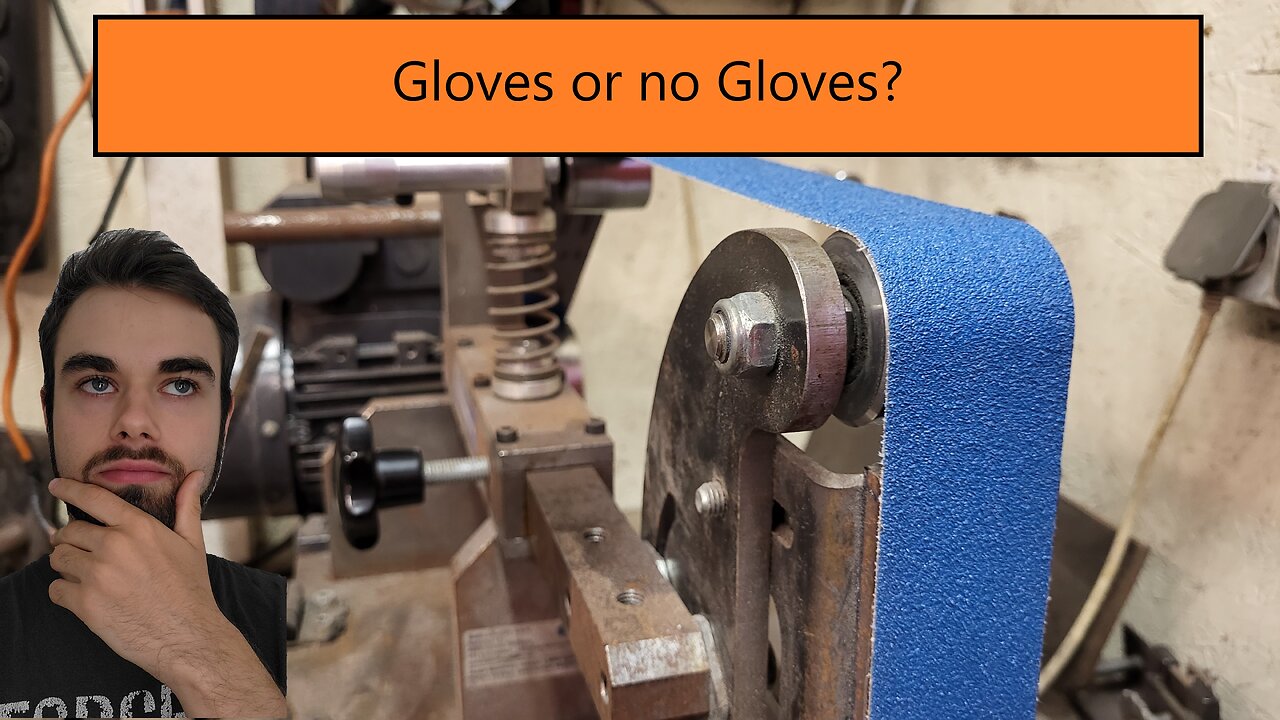 Gloves or no Gloves? [Belt grinder test]