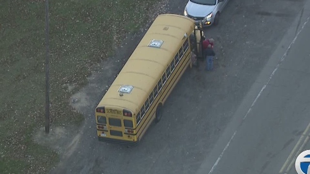 Suspected drunk driver rear-ends Taylor school bus carrying 22 kids