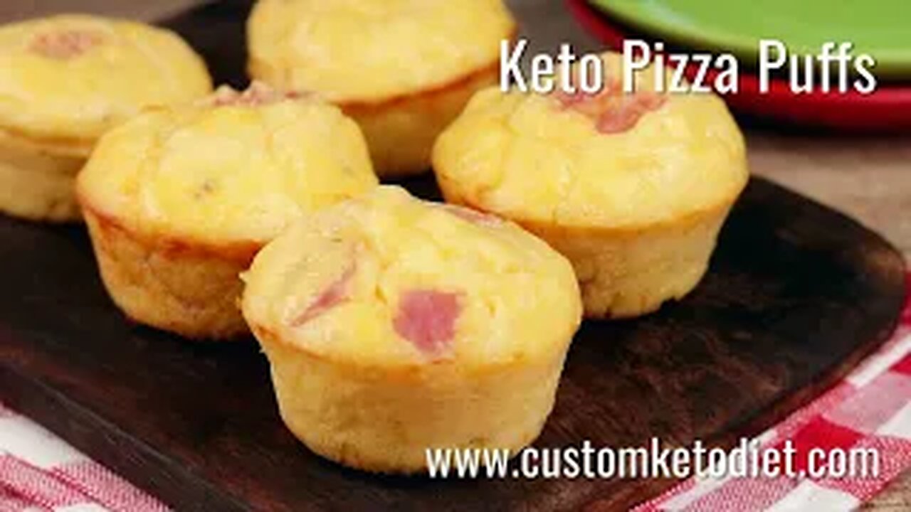 Keto Pizza Puffs.