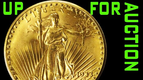 The ONLY Legal 1933 St Gaudins Gold Double Eagle To Go To Auction