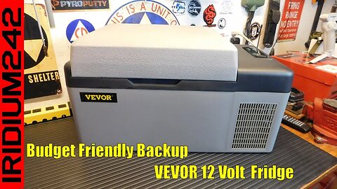 Affordable Emergency Backup! VEVOR 12 Volt 16 Qt Portable Fridge