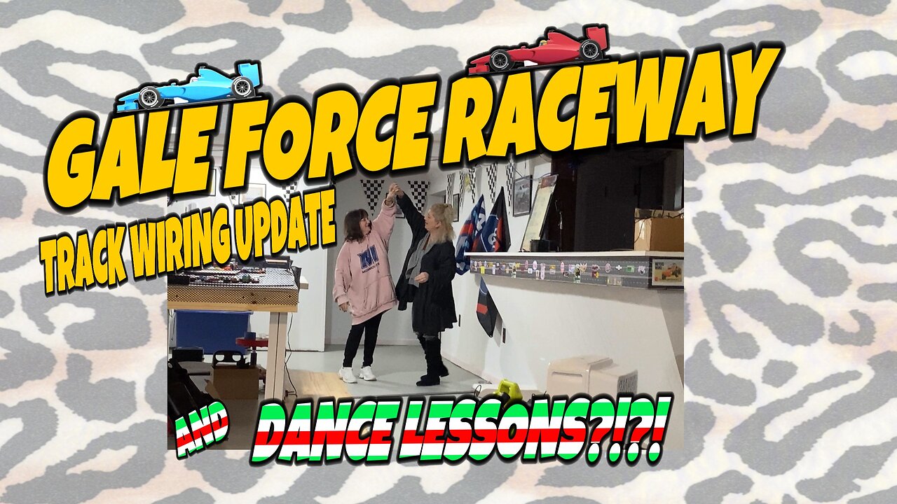 Gale Force Raceway updates under-track wiring... with DANCE LESSONS