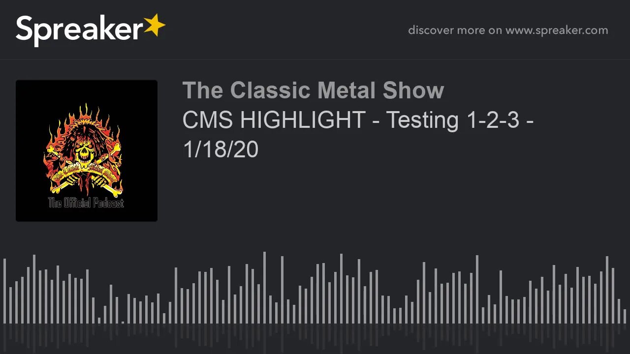 CMS HIGHLIGHT - Testing 1-2-3 - 1/18/20