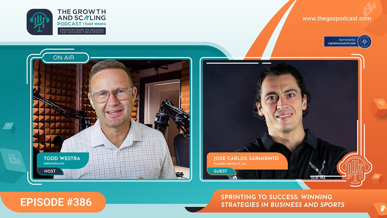 Ep#386 Jose Carlos Sarmiento: Sprinting to Success: Winning Strategies in Business and Sports