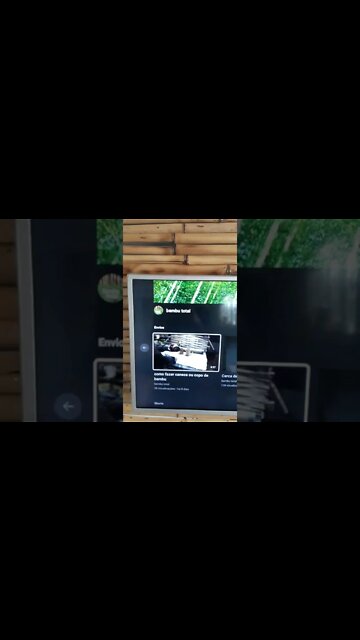 painel para TV de bambu #shorts