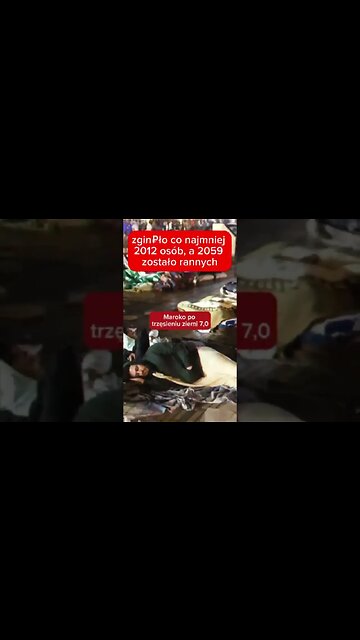 MAROKO PO TRZĘSIENIAU ZIEMI