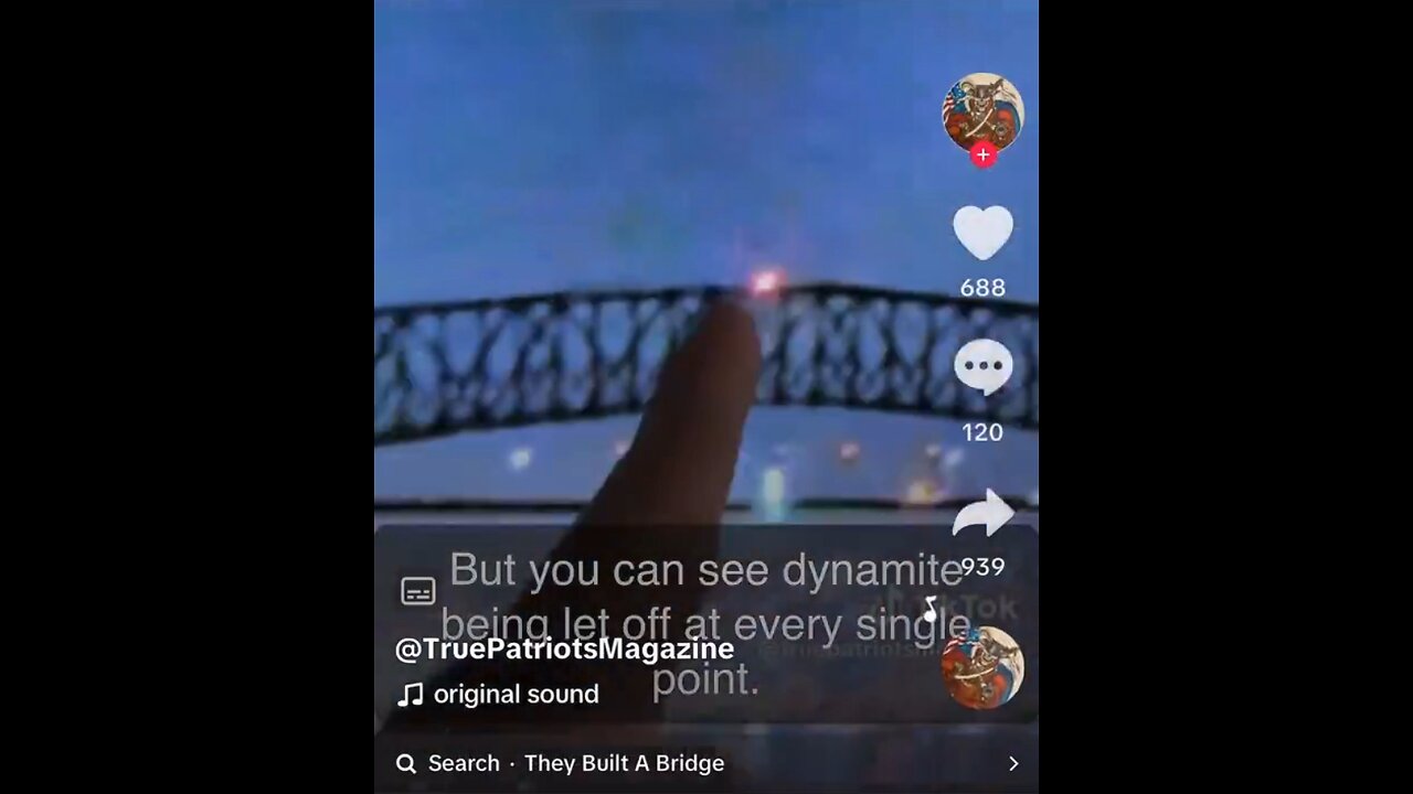 Black Swan event? Why are there flash bangs on the bridge? Maybe a distraction from Diddy…